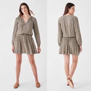 NWT Faherty Montara Dress in Leaf BatikS
